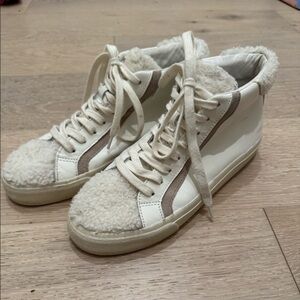 Madewell Sherpa high tops